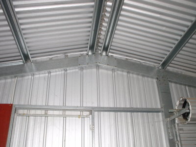 Realestateads.com.au - HUGE ZINCALUME GARAGE SHED 3.13m HEIGHT x 7.5m WIDTH x 8.05m DEPTH